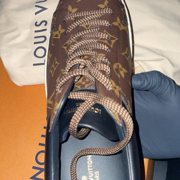 Louis Vuitton Luxembourg Sneakers Brown Monogram - Picture 4 of 7